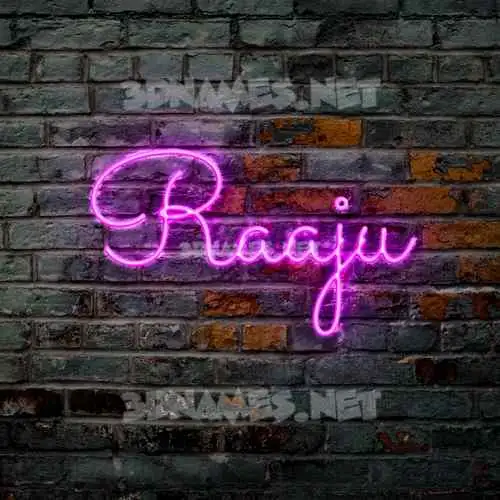 raaju in Pink Neon style - 3D name wallpaper raaju in Pink Neon style - 3D name wallpaper