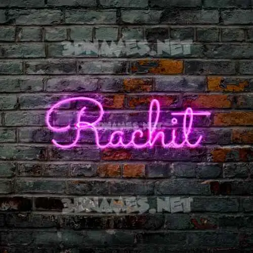 rachit in Pink Neon style - 3D name wallpaper rachit in Pink Neon style - 3D name wallpaper