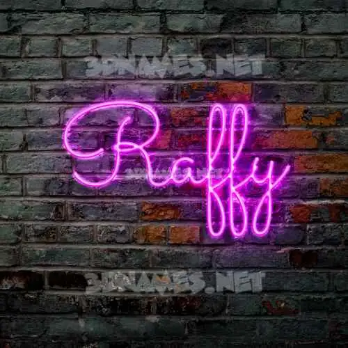 raffy in Pink Neon style - 3D name wallpaper raffy in Pink Neon style - 3D name wallpaper
