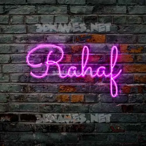 rahaf in Pink Neon style - 3D name wallpaper rahaf in Pink Neon style - 3D name wallpaper