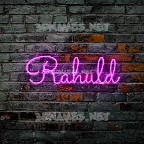 rahuld in Pink Neon style - 3D name wallpaper rahuld in Pink Neon style - 3D name wallpaper
