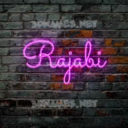 rajabi in Pink Neon style - 3D name wallpaper rajabi in Pink Neon style - 3D name wallpaper
