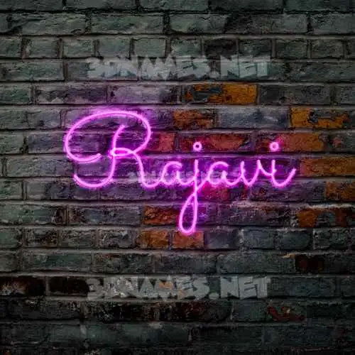 rajavi in Pink Neon style - 3D name wallpaper rajavi in Pink Neon style - 3D name wallpaper