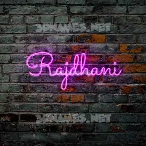 rajdhani in Pink Neon style - 3D name wallpaper rajdhani in Pink Neon style - 3D name wallpaper