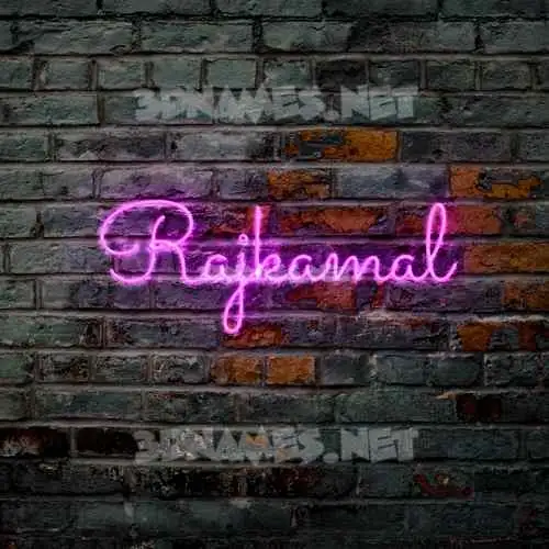 rajkamal in Pink Neon style - 3D name wallpaper rajkamal in Pink Neon style - 3D name wallpaper