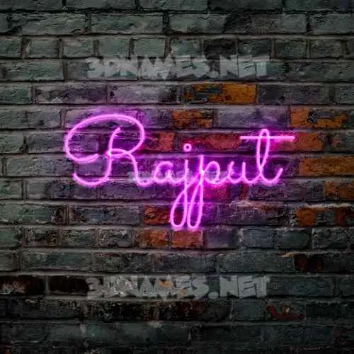 rajput in Pink Neon style - 3D name wallpaper rajput in Pink Neon style - 3D name wallpaper