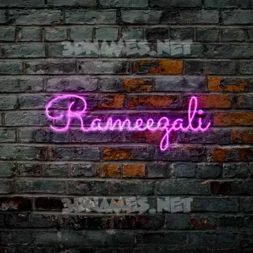rameezali in Pink Neon style - 3D name wallpaper rameezali in Pink Neon style - 3D name wallpaper
