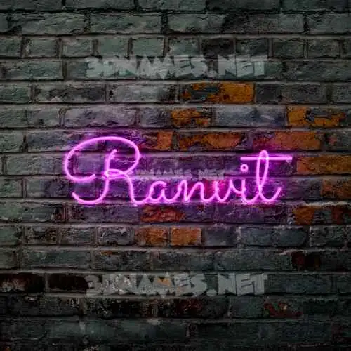 ranvit in Pink Neon style - 3D name wallpaper ranvit in Pink Neon style - 3D name wallpaper