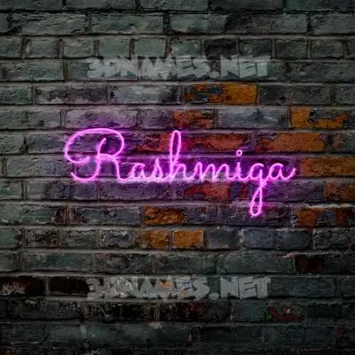 rashmiga in Pink Neon style - 3D name wallpaper rashmiga in Pink Neon style - 3D name wallpaper