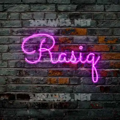 rasiq in Pink Neon style - 3D name wallpaper rasiq in Pink Neon style - 3D name wallpaper