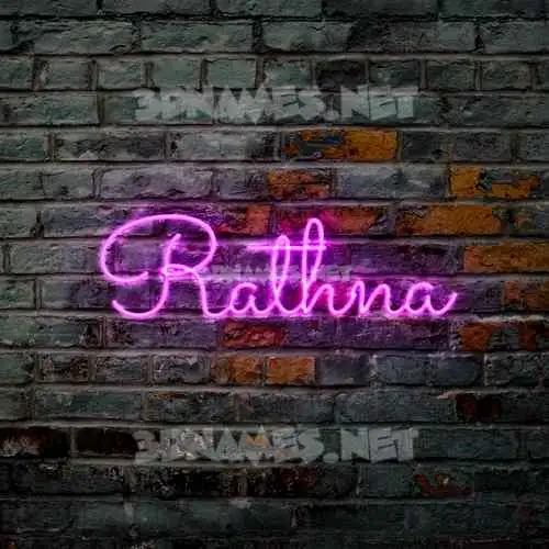 rathna in Pink Neon style - 3D name wallpaper rathna in Pink Neon style - 3D name wallpaper