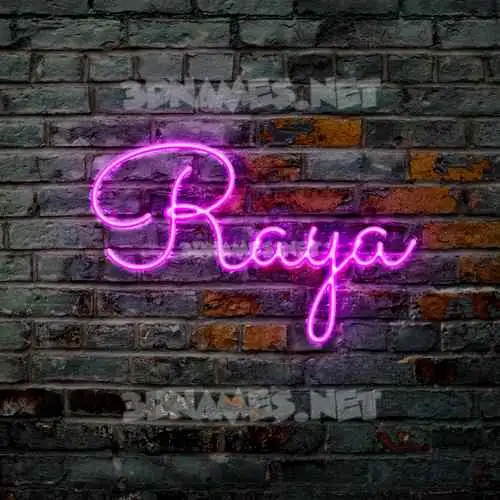 raya in Pink Neon style - 3D name wallpaper raya in Pink Neon style - 3D name wallpaper