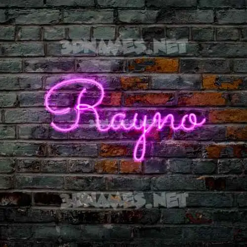 rayno in Pink Neon style - 3D name wallpaper rayno in Pink Neon style - 3D name wallpaper