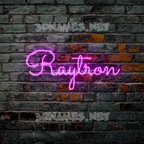 raytron in Pink Neon style - 3D name wallpaper raytron in Pink Neon style - 3D name wallpaper