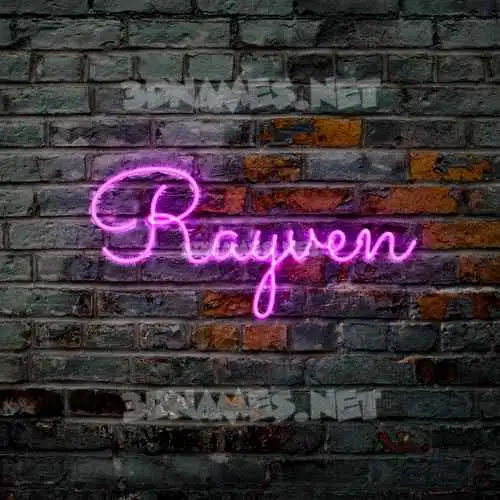 rayven in Pink Neon style - 3D name wallpaper rayven in Pink Neon style - 3D name wallpaper