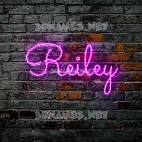 reiley in Pink Neon style - 3D name wallpaper reiley in Pink Neon style - 3D name wallpaper