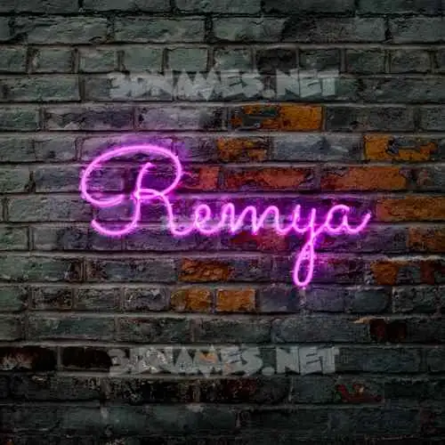 remya in Pink Neon style - 3D name wallpaper remya in Pink Neon style - 3D name wallpaper