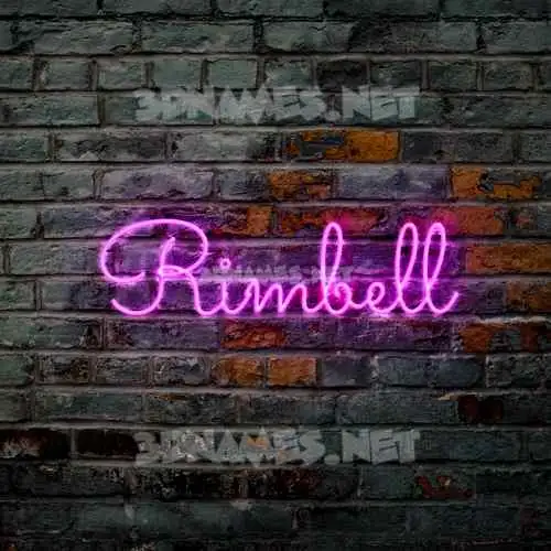 rimbell in Pink Neon style - 3D name wallpaper rimbell in Pink Neon style - 3D name wallpaper