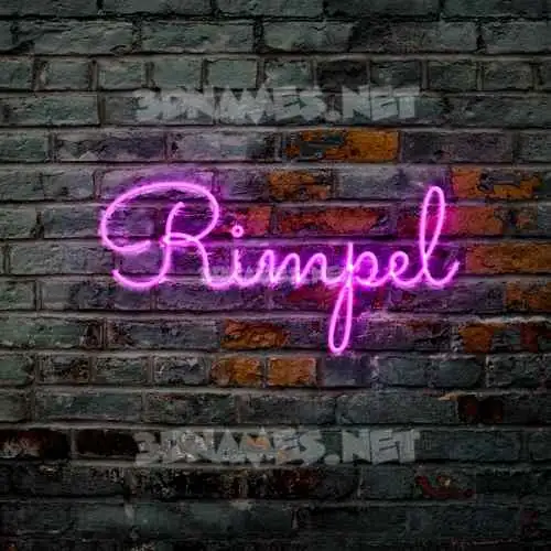 rimpel in Pink Neon style - 3D name wallpaper rimpel in Pink Neon style - 3D name wallpaper