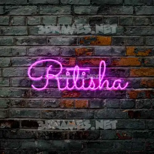 ritisha in Pink Neon style - 3D name wallpaper ritisha in Pink Neon style - 3D name wallpaper
