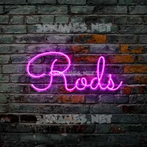 rods in Pink Neon style - 3D name wallpaper rods in Pink Neon style - 3D name wallpaper