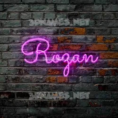 rozan in Pink Neon style - 3D name wallpaper rozan in Pink Neon style - 3D name wallpaper