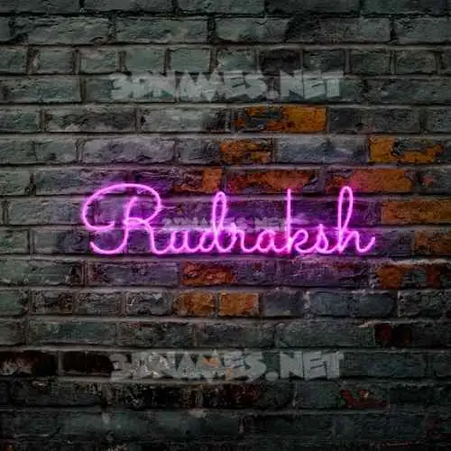 rudraksh in Pink Neon style - 3D name wallpaper rudraksh in Pink Neon style - 3D name wallpaper