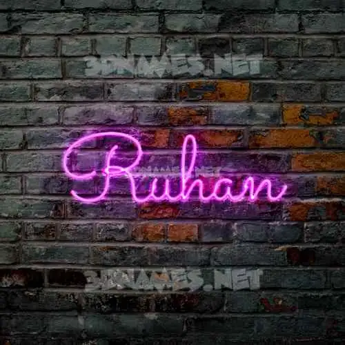 ruhan in Pink Neon style - 3D name wallpaper ruhan in Pink Neon style - 3D name wallpaper