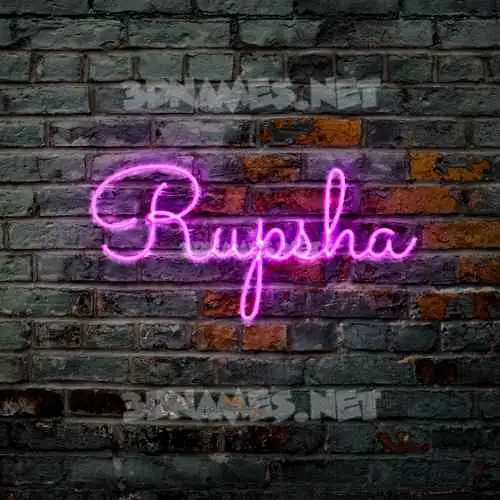 rupsha in Pink Neon style - 3D name wallpaper rupsha in Pink Neon style - 3D name wallpaper