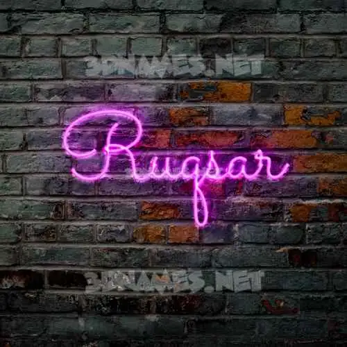 ruqsar in Pink Neon style - 3D name wallpaper ruqsar in Pink Neon style - 3D name wallpaper