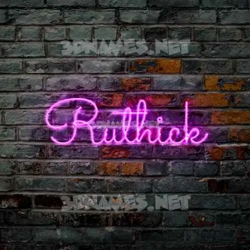 ruthick in Pink Neon style - 3D name wallpaper ruthick in Pink Neon style - 3D name wallpaper