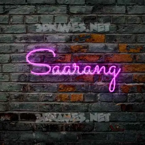saarang in Pink Neon style - 3D name wallpaper saarang in Pink Neon style - 3D name wallpaper