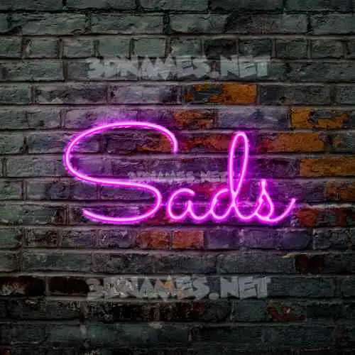 sads in Pink Neon style - 3D name wallpaper sads in Pink Neon style - 3D name wallpaper