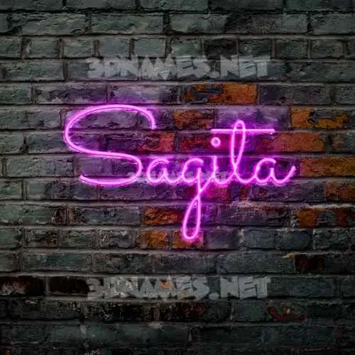 sagita in Pink Neon style - 3D name wallpaper sagita in Pink Neon style - 3D name wallpaper