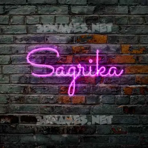 sagrika in Pink Neon style - 3D name wallpaper sagrika in Pink Neon style - 3D name wallpaper