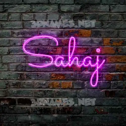 sahaj in Pink Neon style - 3D name wallpaper sahaj in Pink Neon style - 3D name wallpaper