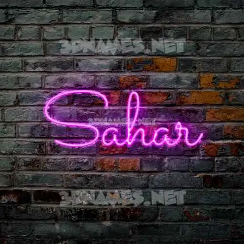 sahar in Pink Neon style - 3D name wallpaper sahar in Pink Neon style - 3D name wallpaper