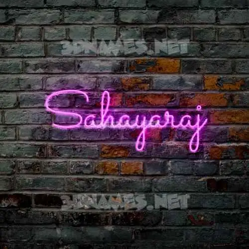 sahayaraj in Pink Neon style - 3D name wallpaper sahayaraj in Pink Neon style - 3D name wallpaper