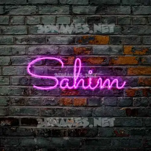sahim in Pink Neon style - 3D name wallpaper sahim in Pink Neon style - 3D name wallpaper