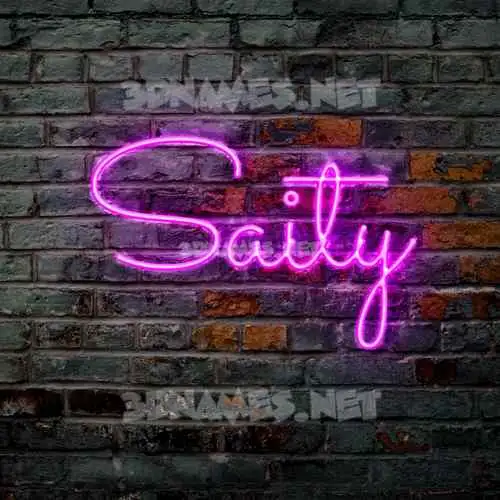saity in Pink Neon style - 3D name wallpaper saity in Pink Neon style - 3D name wallpaper