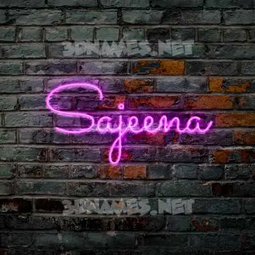 sajeena in Pink Neon style - 3D name wallpaper sajeena in Pink Neon style - 3D name wallpaper