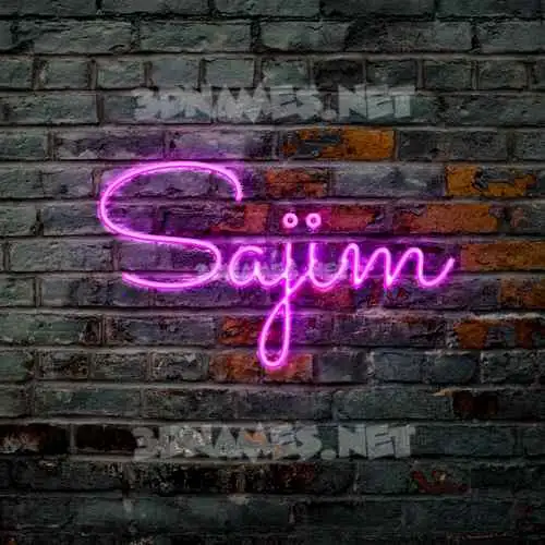 sajim in Pink Neon style - 3D name wallpaper sajim in Pink Neon style - 3D name wallpaper