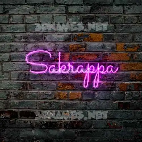 sakrappa in Pink Neon style - 3D name wallpaper sakrappa in Pink Neon style - 3D name wallpaper