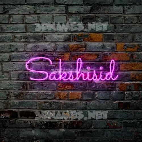 sakshisid in Pink Neon style - 3D name wallpaper sakshisid in Pink Neon style - 3D name wallpaper