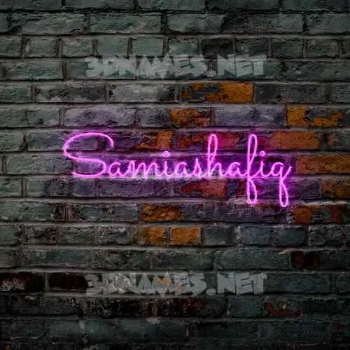 samiashafiq in Pink Neon style - 3D name wallpaper samiashafiq in Pink Neon style - 3D name wallpaper