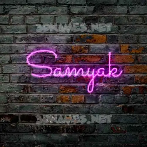samyak in Pink Neon style - 3D name wallpaper samyak in Pink Neon style - 3D name wallpaper