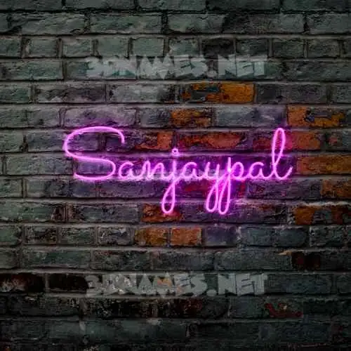 sanjaypal in Pink Neon style - 3D name wallpaper sanjaypal in Pink Neon style - 3D name wallpaper