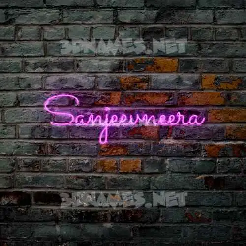 sanjeevneera in Pink Neon style - 3D name wallpaper sanjeevneera in Pink Neon style - 3D name wallpaper
