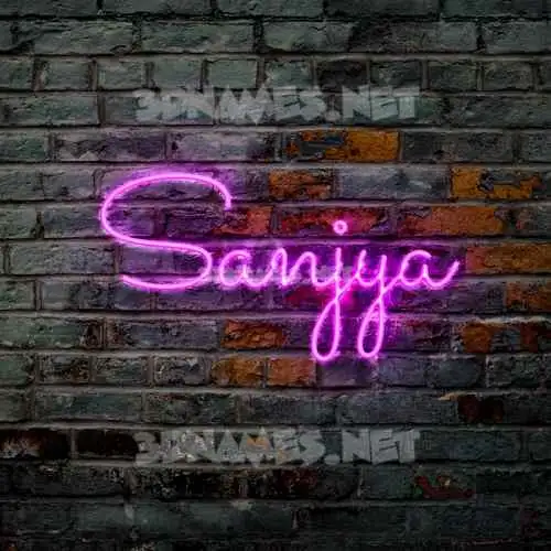 sanjya in Pink Neon style - 3D name wallpaper sanjya in Pink Neon style - 3D name wallpaper