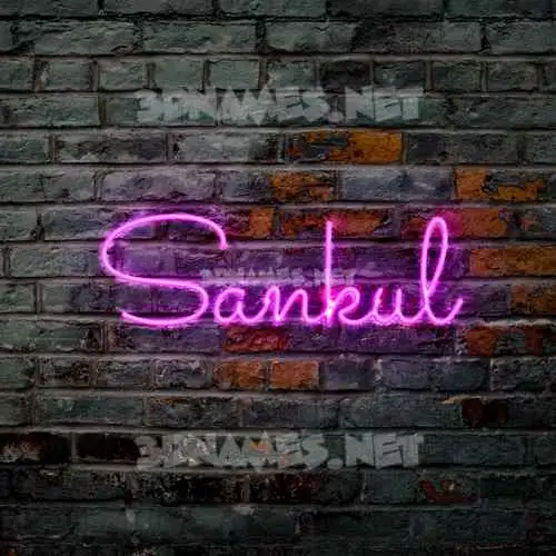 sankul in Pink Neon style - 3D name wallpaper sankul in Pink Neon style - 3D name wallpaper